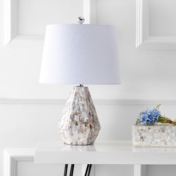Isabella 21" Seashell LED Table Lamp - JONATHAN Y
